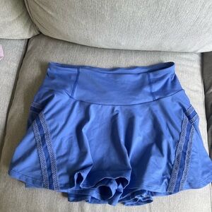 Free people movement pleats and thank you skort, size L, blue color